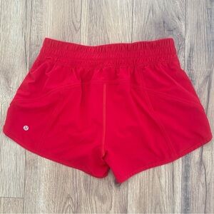 Lululemon Tracker Shorts 4" Size 10 In Dark Red
